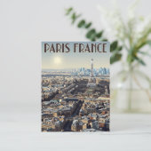 Paris Frankreich Reise  Postkarte (Stehend Vorderseite)