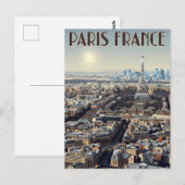Paris Frankreich Reise  Postkarte (Vorne/Hinten)