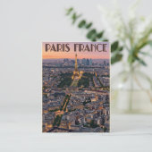 Paris Frankreich Reise Postkarte (Stehend Vorderseite)