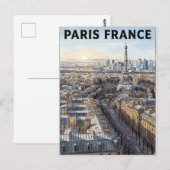 Paris Frankreich Reise Postkarte (Vorne/Hinten)