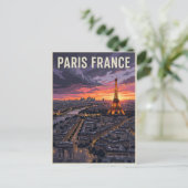 Paris Frankreich Reise Postkarte (Stehend Vorderseite)