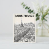Paris Frankreich Reise  Postkarte (Stehend Vorderseite)