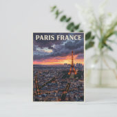 Paris Frankreich Reise Postkarte (Stehend Vorderseite)