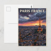 Paris Frankreich Reise Postkarte (Vorne/Hinten)