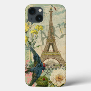 Paris Frankreich Reise Vintage Antike Kunstmalerei Case-Mate iPhone Hülle