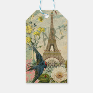Paris Frankreich Reise Vintage Antike Kunstmalerei Geschenkanhänger