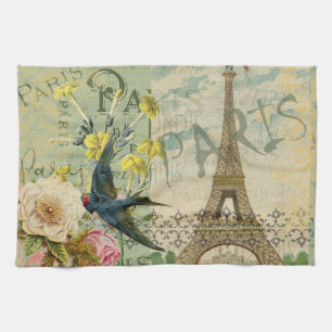 Paris Frankreich Reise Vintage Antike Kunstmalerei Geschirrtuch