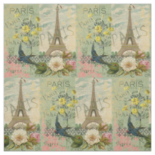 Paris Frankreich Reise Vintage Antike Kunstmalerei Stoff