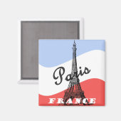 Paris-Frankreich-Reisemagnet Magnet (Vorderseite/Rückseite)