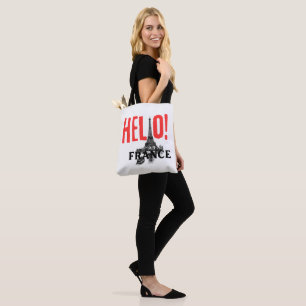 Paris Frankreich Reisen Bonjour Französischer Eiff Tasche