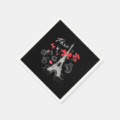 Paris Frankreich Reisen Frankreich Eiffel Tower Serviette (Ecke)