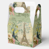 Paris Frankreich Reisen Vintag antike Malerei Geschenkschachtel (Geöffnet)