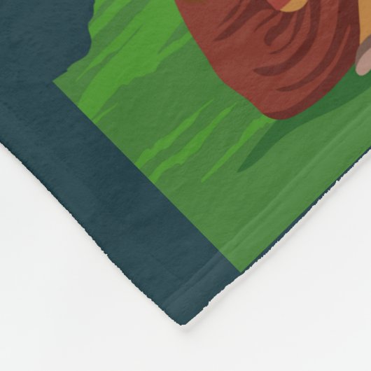 Paris Frankreich Retro Reisen Vintag Fleecedecke (Ecke)