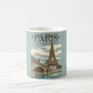 Paris Frankreich Romantische Szene Tasse
