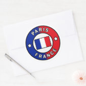 Paris Frankreich Runder Aufkleber (Umschlag)