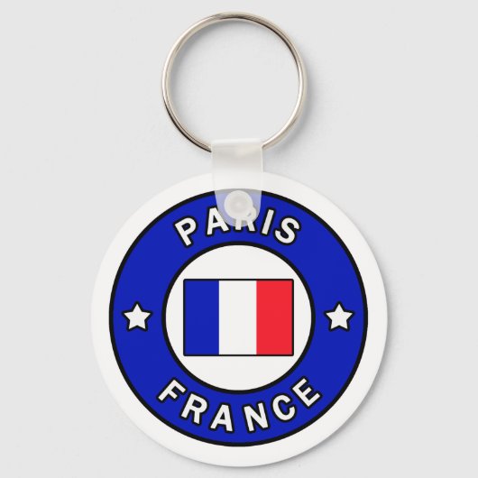 Paris-Frankreich-Schlüsselanhänger Schlüsselanhänger (Vorderseite)