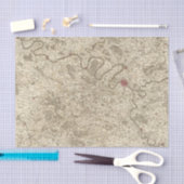 Paris Frankreich Seidenpapier (Handwerk)