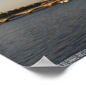 Paris, Frankreich - Skywriter fliegen am Eiffeltur Poster (Ecke)