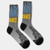 Paris Frankreich Socken (Rechts)