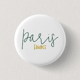 Paris, Frankreich Souvenir Flair Button