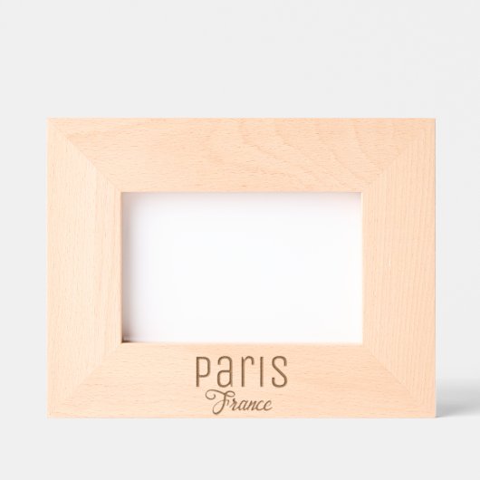 Paris, Frankreich Souvenir Geätzte Rahmen (Vorderseite)