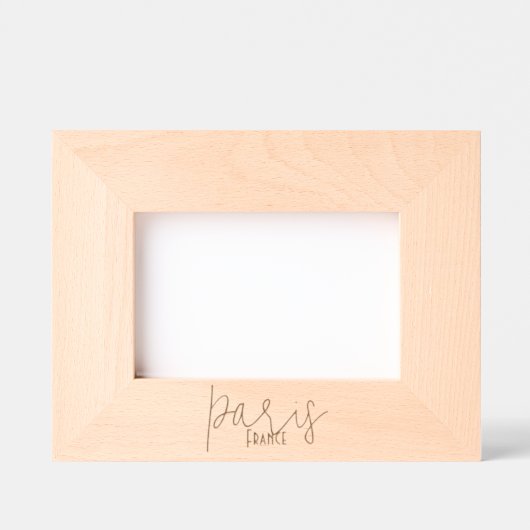Paris, Frankreich Souvenir Geätzte Rahmen (Vorderseite)