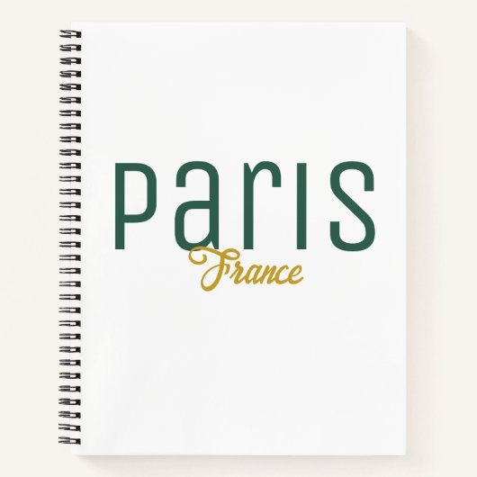 Paris, Frankreich Souvenir Notizblock (Vorderseite)
