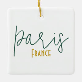 Paris, Frankreich Souvenir-Ornament Keramikornament