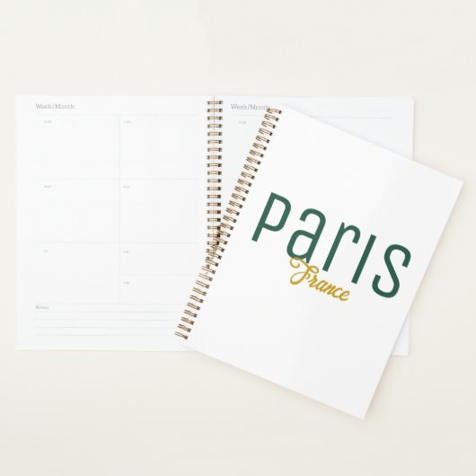 Paris, Frankreich Souvenir Planer (Anzeige)