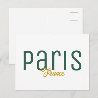 Paris, Frankreich Souvenir Postkarte