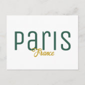 Paris, Frankreich Souvenir Postkarte (Vorderseite)