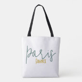 Paris, Frankreich Souvenir Tasche (Rückseite)