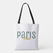 Paris, Frankreich Souvenir Tasche (Rückseite)