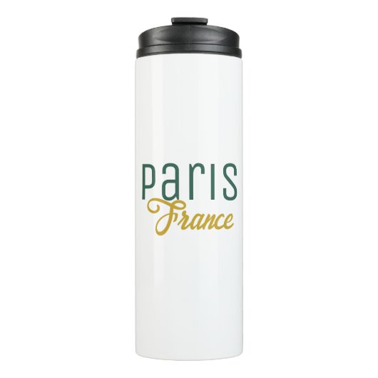Paris, Frankreich Souvenir Thermosbecher (Vorderseite)