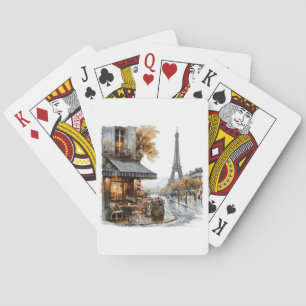 Paris Frankreich Spielkarten