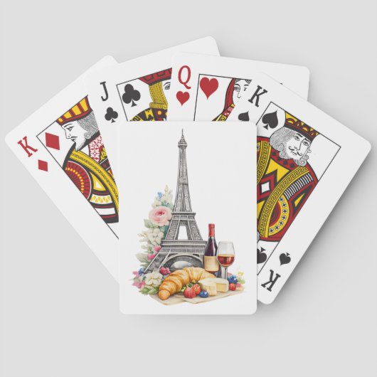 Paris Frankreich Spielkarten (Rückseite)