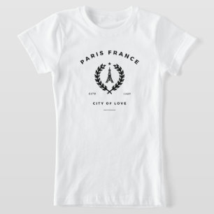 Paris Frankreich Stadt Liebe T-Shirt