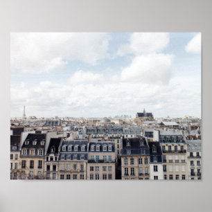 Paris Frankreich Stadtbild Poster
