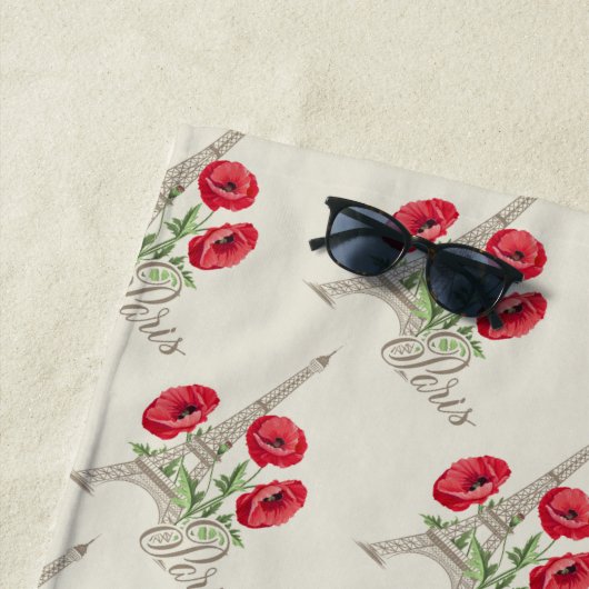 Paris Frankreich Strandtuch (Beispiel)