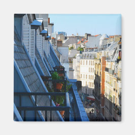 Paris-Frankreich-Straßen von Dach aus Magnet
