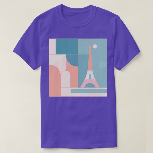 Paris Frankreich T-Shirt (Design vorne)