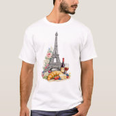 Paris Frankreich T-Shirt (Vorderseite)