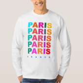 Paris Frankreich T-Shirt (Vorderseite)