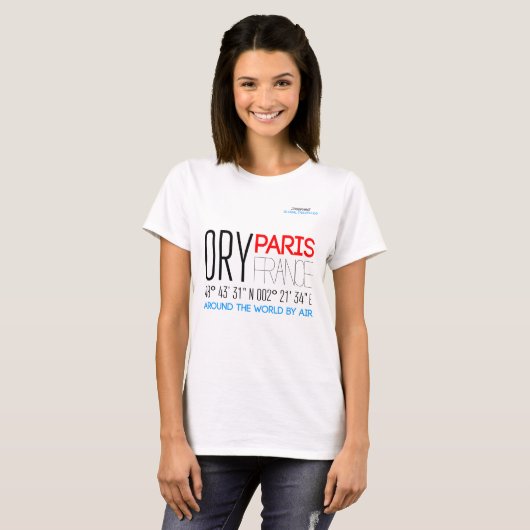 Paris, Frankreich T-Shirt (Vorne ganz)