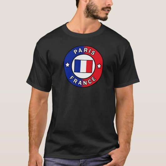 Paris Frankreich T-Shirt (Vorderseite)