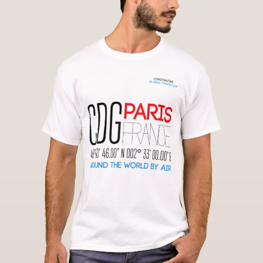 Paris, Frankreich T-Shirt (Vorderseite)