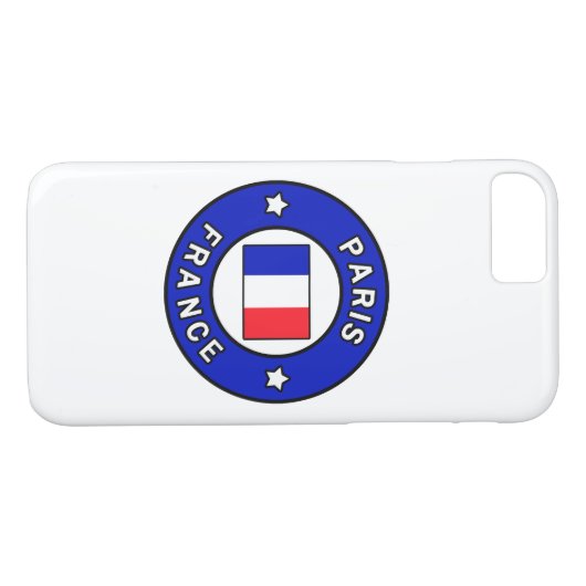 Paris-Frankreich-Telefonzelle Case-Mate iPhone Hülle (Rückseite (Horizontal))