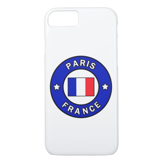 Paris-Frankreich-Telefonzelle Case-Mate iPhone Hülle (Rückseite)