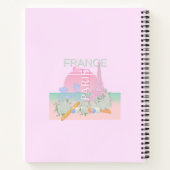 Paris, Frankreich, Travel Art, Preppy, Pastel, Pin Notizblock (Rückseite)