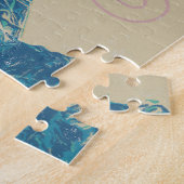 Paris-Frankreich-Typografie und Eiffelturm Puzzle (Seite)